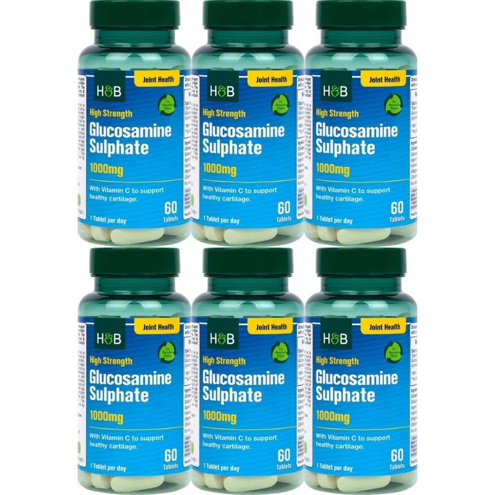 홀랜드앤바렛 글루코사민 설페이트 1000mg 60정 6개