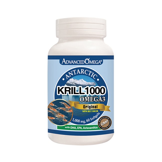 뉴트리돔 크릴오일 1000mg 오메가3 60소프트겔 혈행건강 EPA DHA 인지질 1개 60
