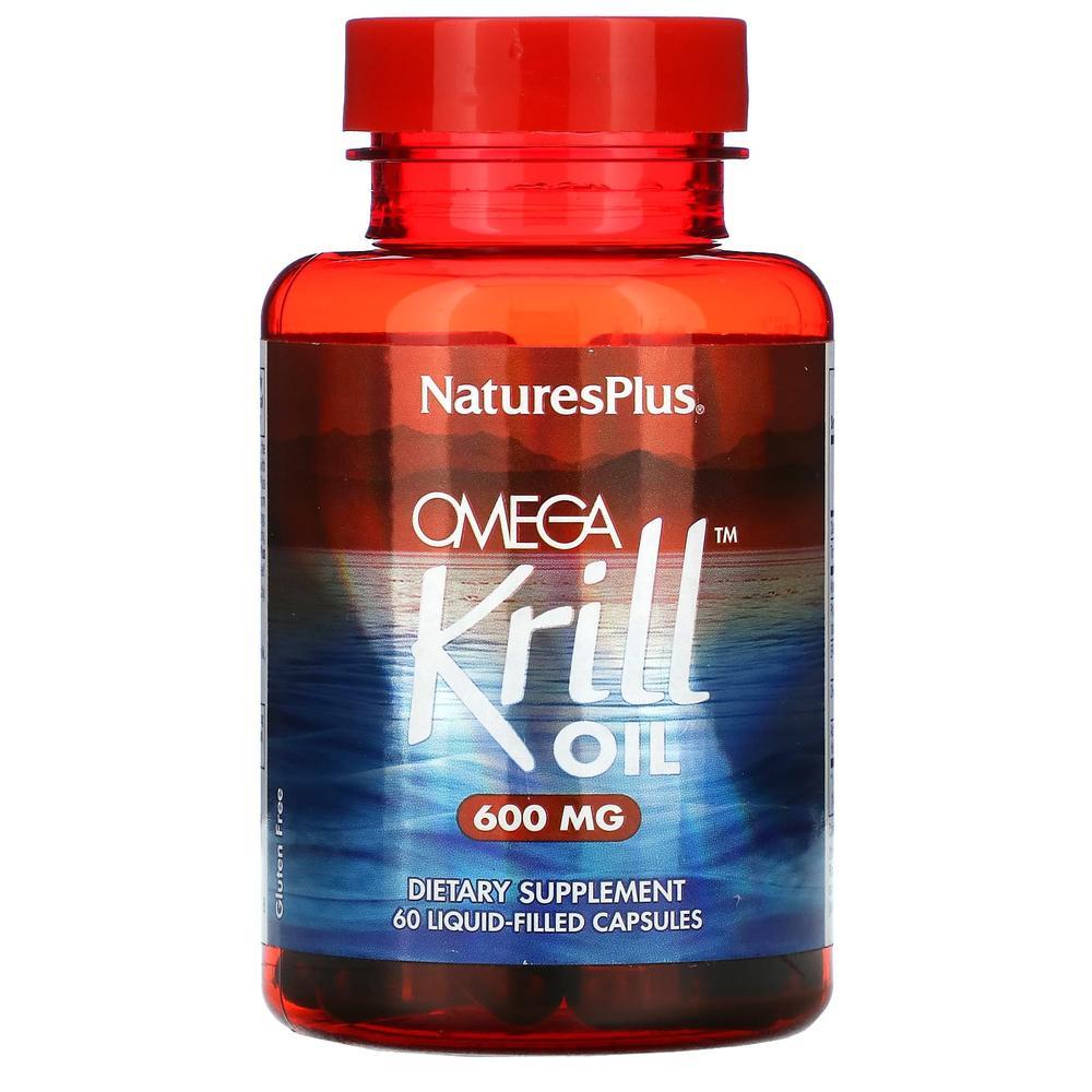 네이처스 플러스 오메가 크릴 오일 600mg 액상 캡슐 60정 1개