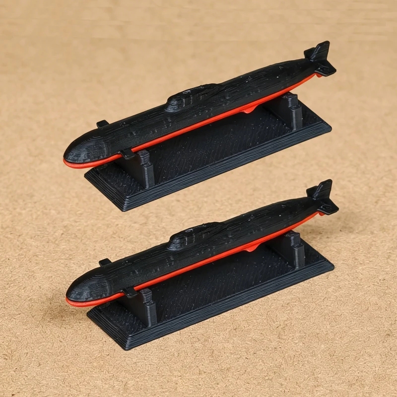 2PCS 1/2000 스케일 아쿨라급 원자력 잠수함 모델 3D 프린팅 프로젝트 971 슈슈카 B 전함 DIY 디오라마용  01 full hull
