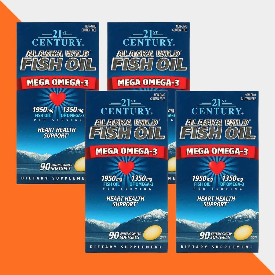 21세기센트리 오메가3 알래스카 피쉬오일 90정 Omega3 DHA EPA 4개