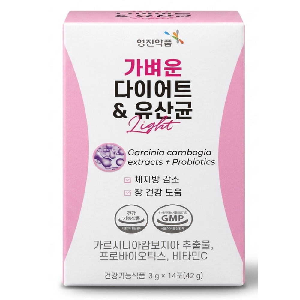 영진약품 가벼운 다이어트 엔 유산균 1박스 14회분