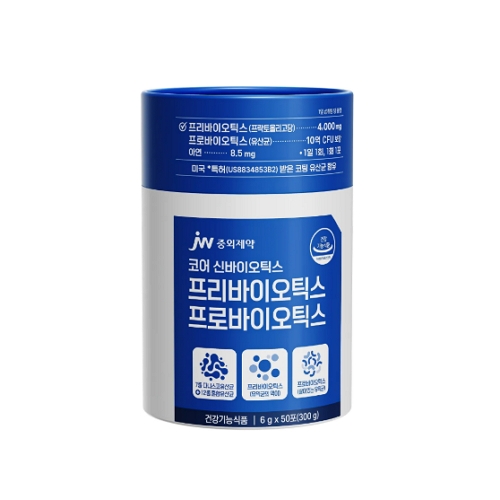 jw중외제약 코어 신바이오틱스 프리바이오틱스 프로바이오틱스