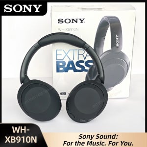 소니 WH-XB910N EXTRA BASS 액티브 노이즈 캔슬링 무선 블루투스 헤드폰 스포츠 이어버드 베이스 스테레오 사운드 헤드셋 HK 버전