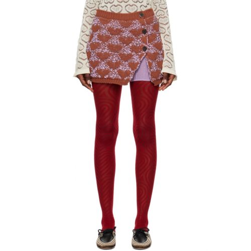 MARCO RAMBALDI []Brown Heart Miniskirt 231761F090005