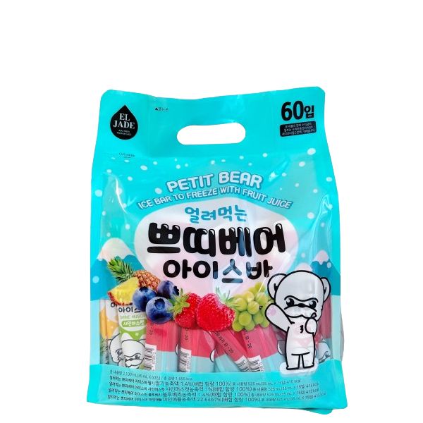 쁘띠베어 엘제이드 얼려먹는 아이스바 어린이간식