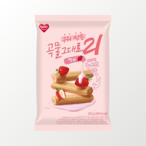 구워만든 곡물 그대로 21 딸기 150g