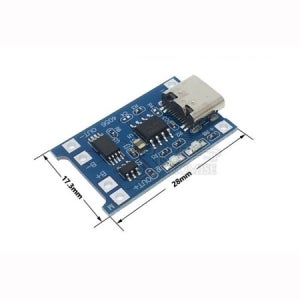 NP-LBCC USB C-타입 커넥터 리튬이온(Li-Ion) 배터리(3.7V) 충전모듈 (보호기능 내장)
