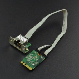 FIT0798 M.2 (A+E Key) to Gigabit Ethernet Module for LattePanda Alpha and Delta