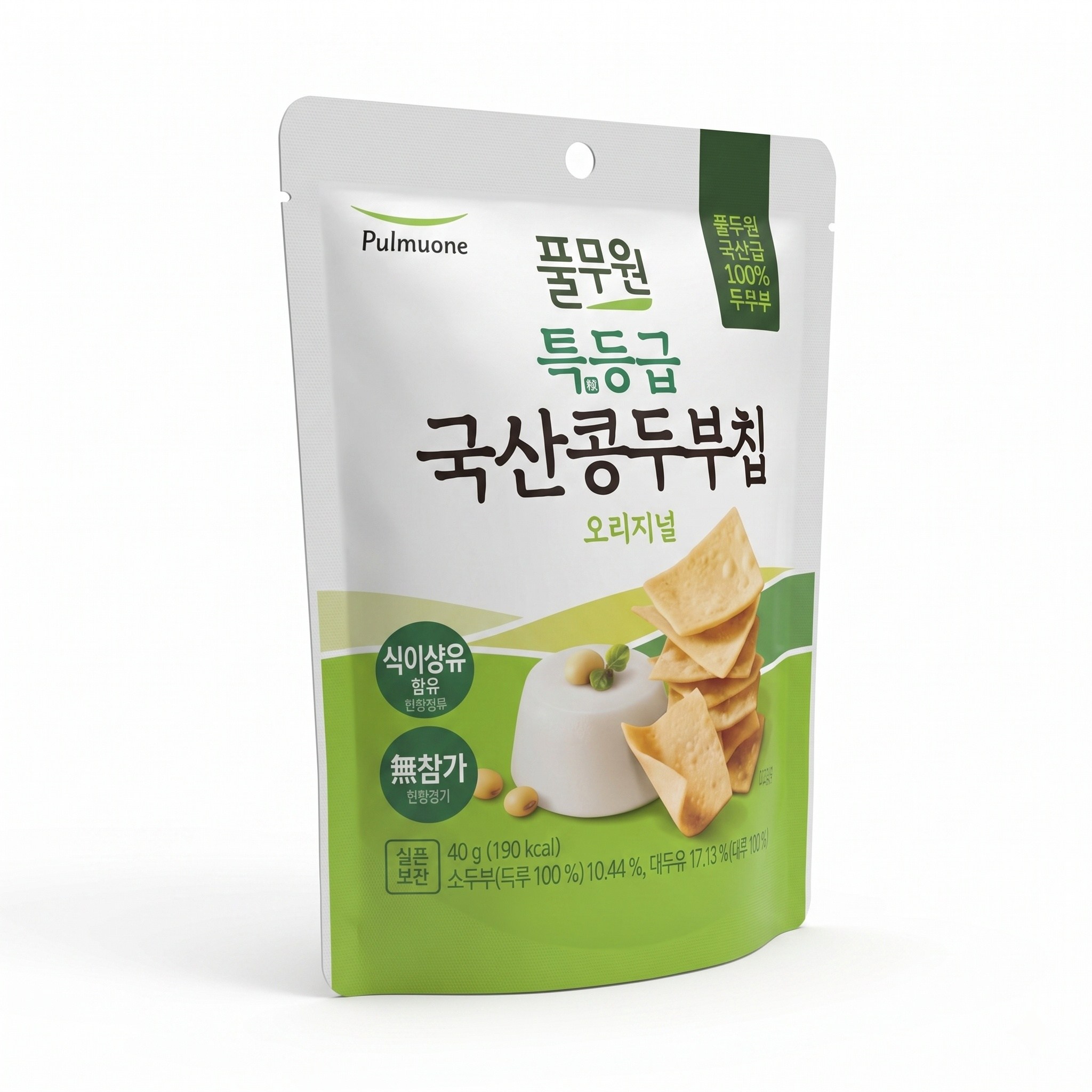 풀무원 국산콩두부칩