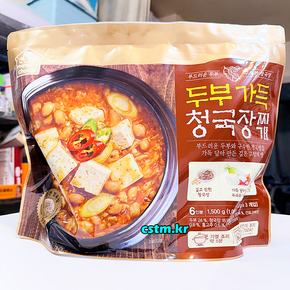 마마스초이스 두부가득 청국장 찌개 성분 분석