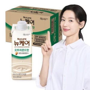 [본사공식몰] 뉴케어 오트아몬드맛 200ml 24팩(캔x) 대상웰라이프 환자식 환자 노인 영양식 단백질 아침 식사대용 음료 유동식 부모님 식사대용식 완전 균형영양식