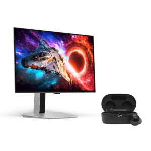 삼성전자 오디세이 OLED G8 G80SH+JBL QUANTUM TWS AIR 무선 게이밍 이어폰 LS27HG802STWSA