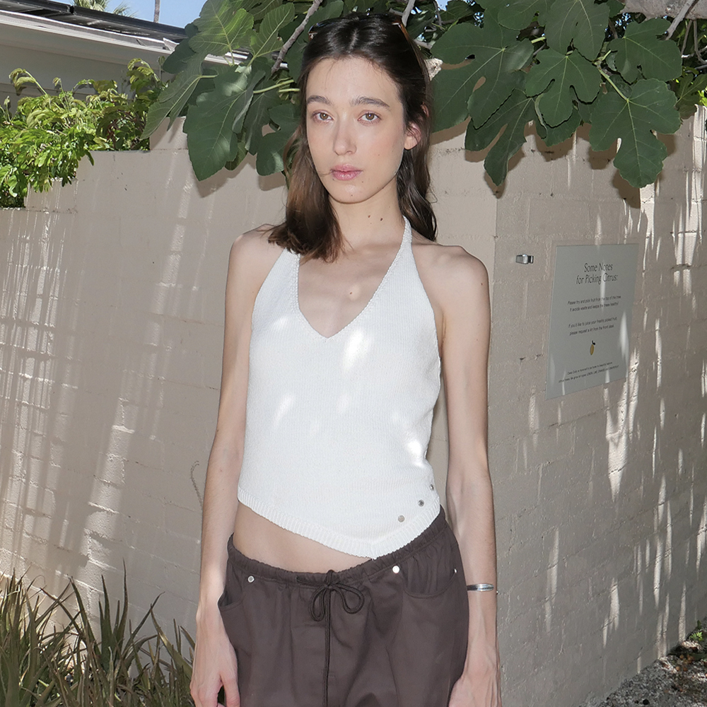 [썸웨어버터] [3rd] Jessi Halter Sleeveless Knit - Ivory