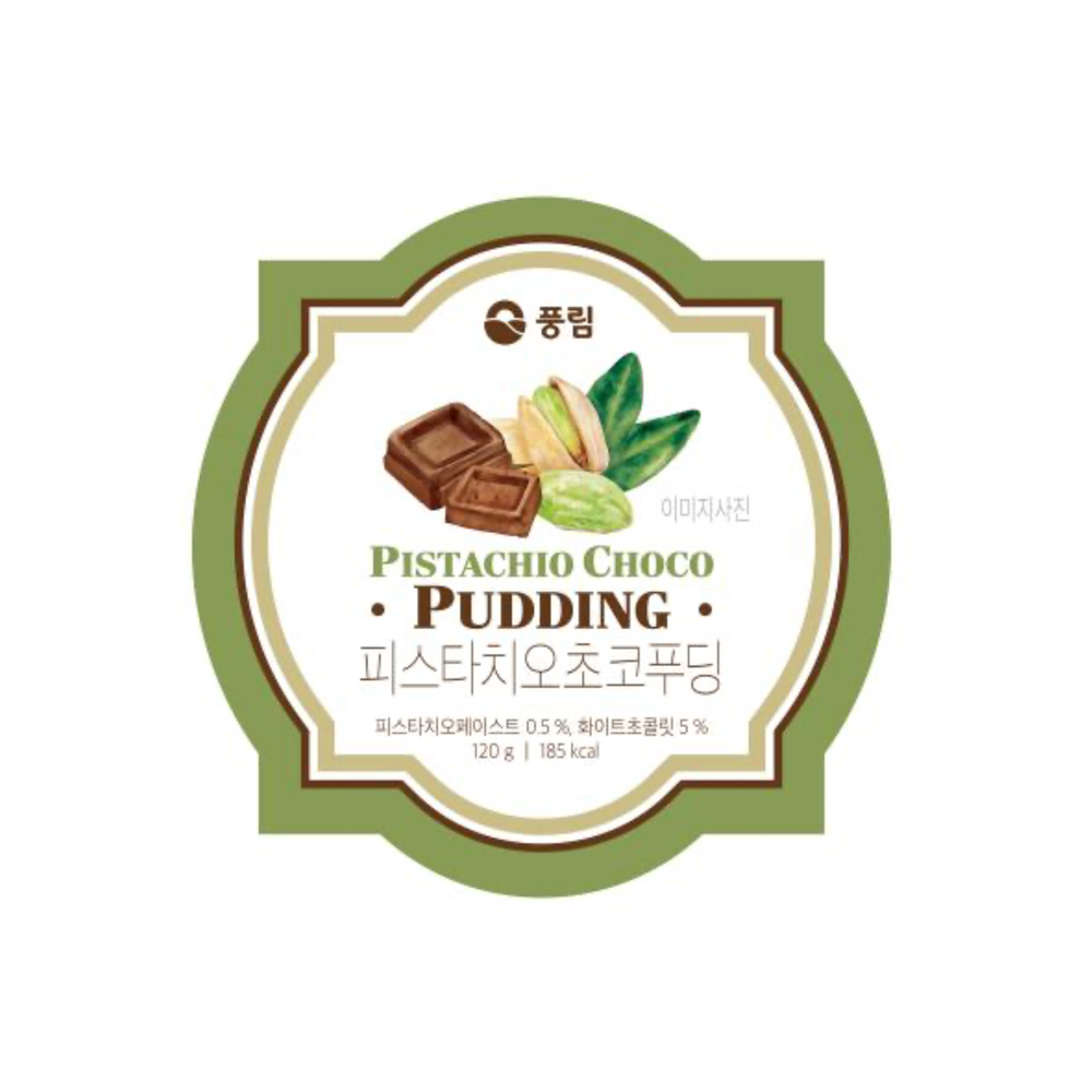 풍림푸드 피스타치오 초코 푸딩