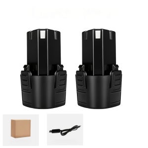 1/2개입 12V 리튬 배터리 팩, 12V 시리즈 전동 공구와 호환, 고품질 18650 리튬 이온 셀 사용, 높은 에너지 밀도. 스마트 배터리 보호 기술, 배터리 및 공구 관리,