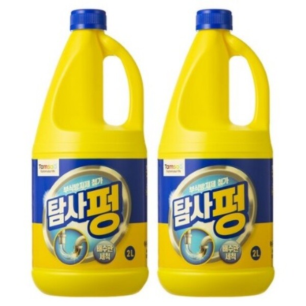 탐사 탐사 펑 배수구 세정제 2L 2개