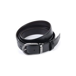 몽블랑 홀스슈 버클 30mm 리버시블 레더 벨트 블랙 브라운 128803 남성 80197874