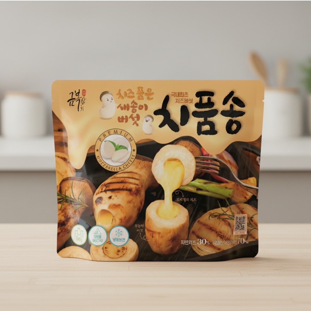 금복상회 치품송 치즈품은 새송이버섯 에어프라이어 7분 간편요리