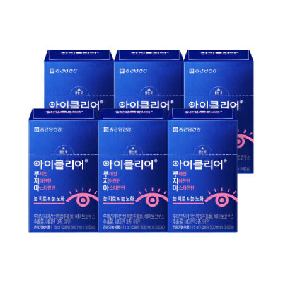 아이클리어 루테인 지아잔틴 아스타잔틴 6박스(6개월) 1개 1정