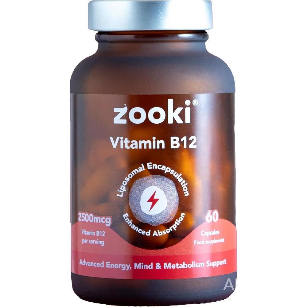 유어주키 리포조말 비타민 B12 2500mcg 60캡슐 리포좀 영양제 1개 60정