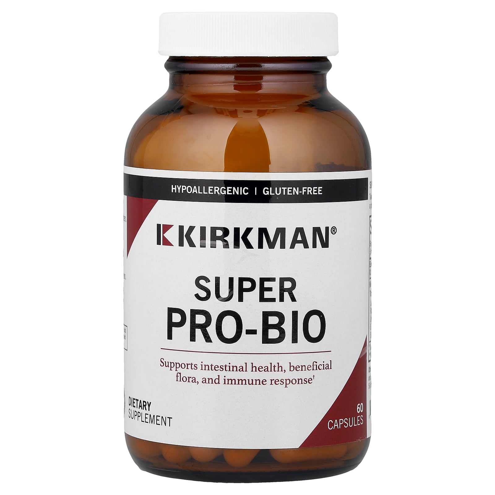 Kirkman Labs 슈퍼 프로-바이오 60 캡슐 보충제 Kirkman Labs 슈퍼 프로-바이오 60 캡슐 보