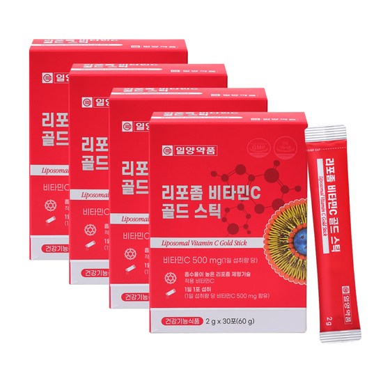 일양약품 리포좀 비타민C 골드 스틱 30포 4개 30