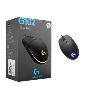 로지텍 G102 2세대 유선 게이밍마우스 게임용 게임 컴퓨터 사무용 병행 정품