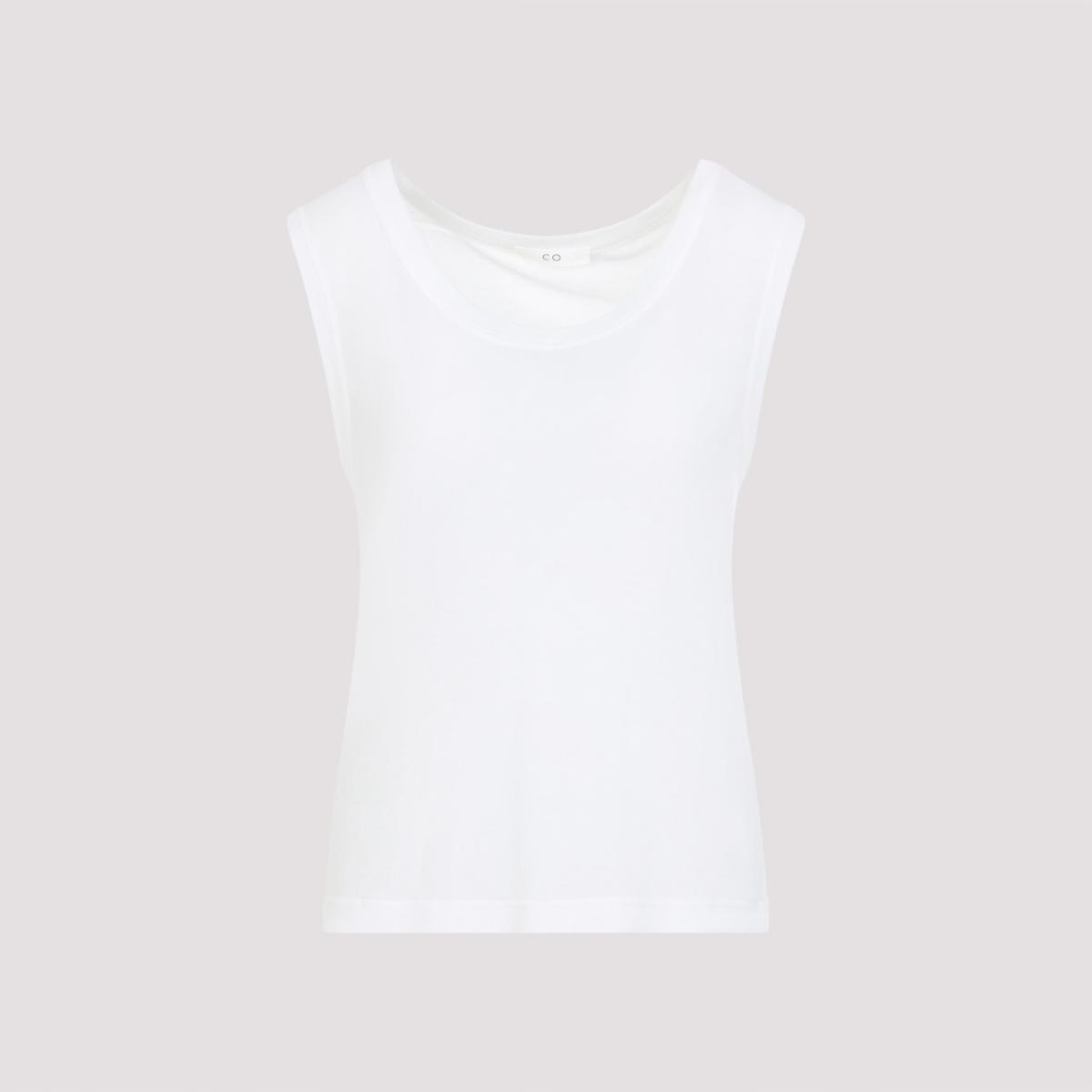 씨오 2138NCR 110 IVORY Jersey Tank Top