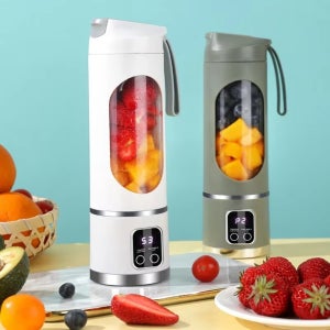 450ml 휴대용 믹서 컵 12날 USB 충전식 무선 블렌더 3단계 얼음 분쇄기 식품 등급 믹서 가정 여행 헬스장용