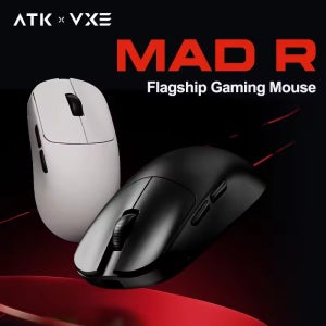 VXE MAD R 게이밍 E-스포츠 마우스 초경량 듀얼 모드 PAW3395 센서 인체공학적 마우스 표준 8K