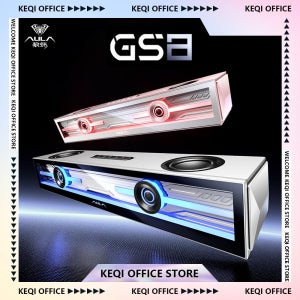 AULA GS8 E-스포츠 스피커 홈 컴퓨터 스피커 7.1 유선 블루투스 데스크탑 게임용 마이크 포함 맞춤형 PC 액세서리