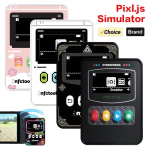 Amiibotool Pixl.Js iNFC OLED HD 스마트 에뮬레이터 액세서리용 새로운 스마트 NFC 에뮬레이터 스위치/스위치2 3DS Wii U IC/NTAG용
