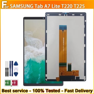 삼성 갤럭시 탭 A7 라이트 2021 SM-T220 (WIFI) SM-T225 (3G) LCD 디스플레이 터치 스크린 교체 용 100% 테스트 LCD