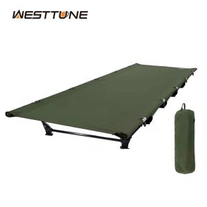 WESTTUNE 캠핑 침대 휴대용 접이식 침대 캠핑 여행 배낭 하이킹 슬리핑 침대를위한 야외 초경량 소형 텐트 침대