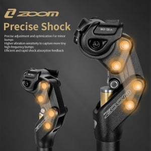 줌 MTB 서스펜션 시트 포스트 27.2mm/30.9mm/31.6mmx350mm 알루미늄 합금 4 링크 충격 흡수 XC 도로 자전거 시트 튜브