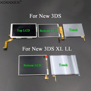 새로운 3DS, 3DS XL, 3DS LL용 터치 디지타이저가 포함된 LCD 디스플레이 화면 - 상단 및 하단 교체 유리