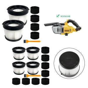 2/4Pcs DCV5011H 필터 스크린 요소 모델 DCV501 20V 충전 진공 청소기 세척 가능 필터 교체에 적용 가능