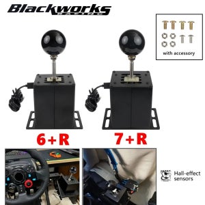 로지텍 G29/G25/G27/G920 T300RS/GT 스티어링 휠 H 기어 시프터 ETS2 WRC PC SIM 레이싱 게임 용 USB 시뮬레이터 시프터