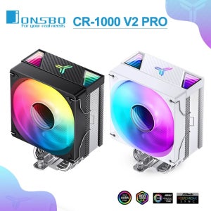 Jonsbo CR-1000 V2 PRO ARGB CPU 쿨러, 6 히트 파이프 라디에이터, PWM 120mm 냉각 선풍기 PC 방열판, 인텔 LGA1700 1200 115X AM5