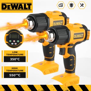 디월트 DCE530 20V 온도 조절 가능 무선 열풍기 550 ° C 고출력 용접 열풍기 전동 공구
