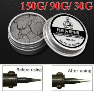 150-6G 납땜 인두 팁 복원 페이스트 인두팁 리프레셔 솔더 크림 논스틱 주석 수리 도구 인두 팁 클리닝 페이스트