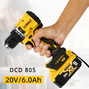DeWalt 브러시리스 체브 드 펜다, 브로카 콤팩타 오 페라멘타 드라이버, 배터리 체브 드 펜다, 페라멘타 엘레트리카, DCD805, 20V