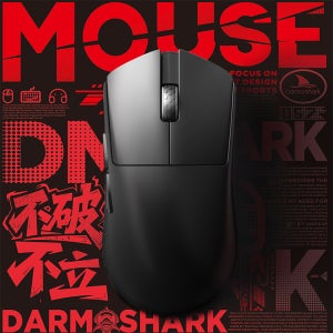 Darmoshark M9 무선 게임용 마우스 대형 핸드 사이즈 59g 경량 PAW3950 센서 인체공학적 전문 E 스포츠 게이머용