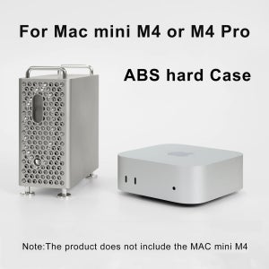 Apple Mac Mini M4 Pro 2024 용 휴대용 보호 가방 충격 방지 스토리지 ABS 하드 커버 Mac 용 스크래치 방지 케이스