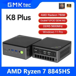 GMKtec K8 플러스 미니 PC AMD R7-8845HS NUCBOX 윈도우 11 프로 AMD 라데온 ™   780M Oculink*1(PCIE GEN4*4)) DDR5 560