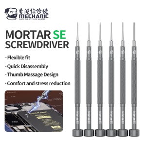 MECHANIC Mortar SE 아이폰 안드로이드 휴대 전화 수리 분해 핸드 스크루 드라이버 도구에 대한 정밀 자기 스크루 드라이버 세트