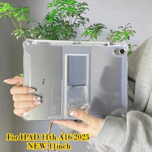 Apple IPad A16 11th 2025 Air7 M3 Pro 13 11 인치 2024 Mini7 6 Air 6/5/4 10th 10.2 7 8 9th 용 연필 슬롯이있는 투명