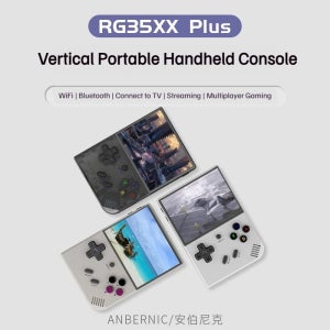 ANBERNIC RG35XX Plus 레트로 비디오 휴대용 게임 콘솔 Linux 시스템 3.5인치 IPS 스크린 3300mAH ARM Cortex-A53 내장 10K 게임