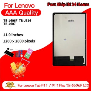 레노버 탭 P11 / P11 플러스 TB-J606F TB-J606L TB-J606 TB-J616 TB-J607용 11인치 LCD 디스플레이 터치 스크린 디지타이저 어셈블리
